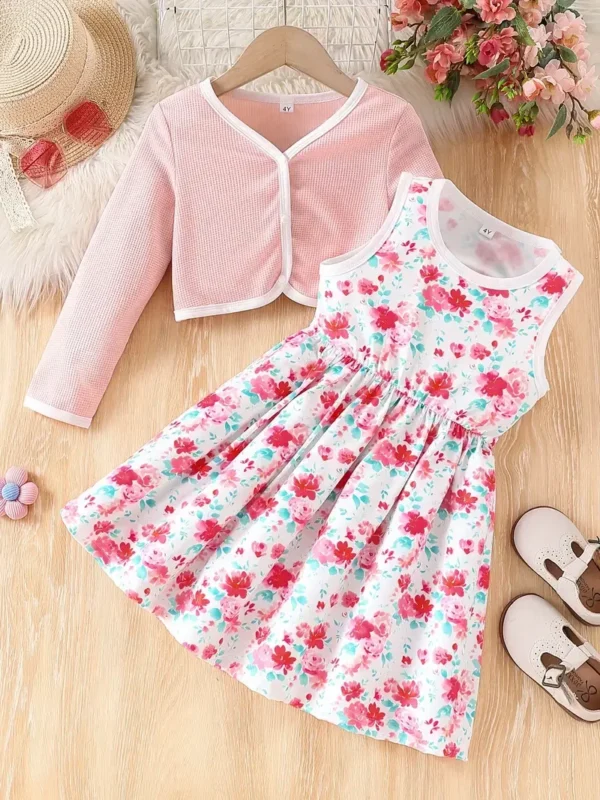 Girls' Floral Dress